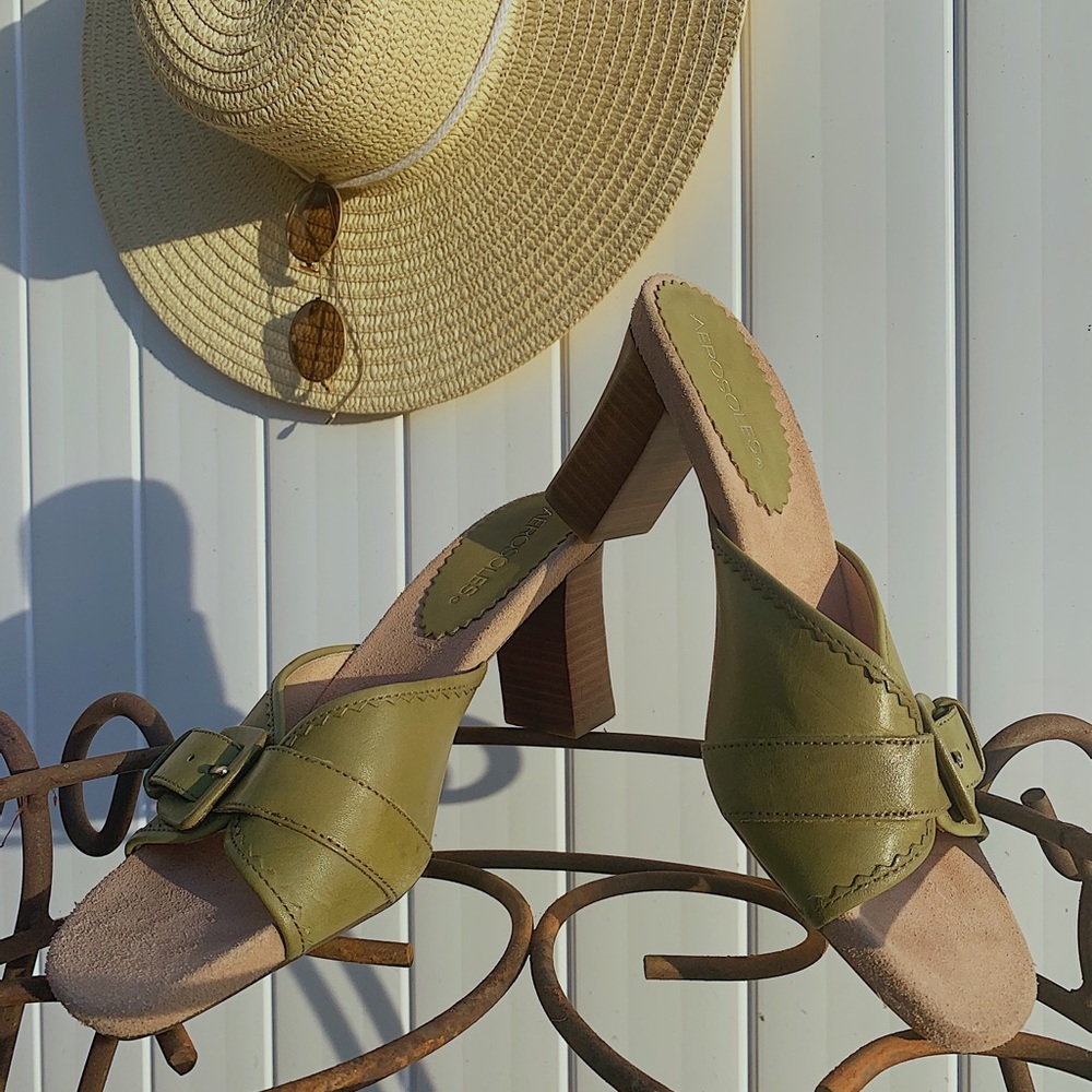 Aerosoles Mini Green Heels 🌱